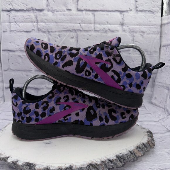 Brooks Revel 5 Shoes Womens Size 8.5 Running Athletic Leopard Print Sneakers - Picture 11 of 14